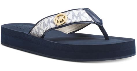 michael kors flip flops on sale|michael kors platform flip flops.